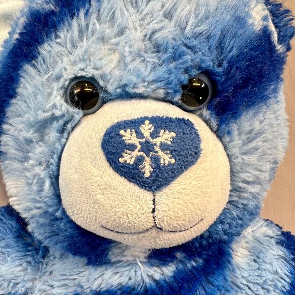 Build A Bear Snowflake Winter Hugs Furry Teddy Stuffed Retired 2011 19" - Picture 2 of 8